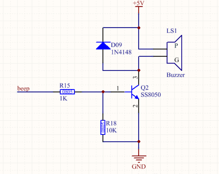 蜂鳴器驅(qū)動電路圖